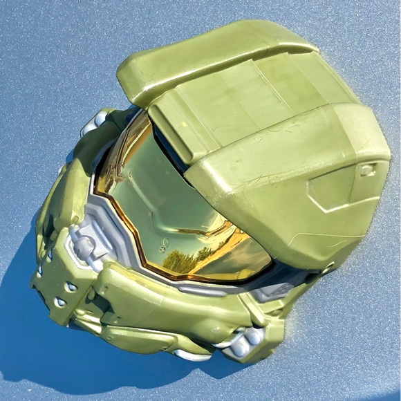 2015 Halo Master Chief Helmet Mask Disguise Cosplay Microsoft - Picture 3 of 9